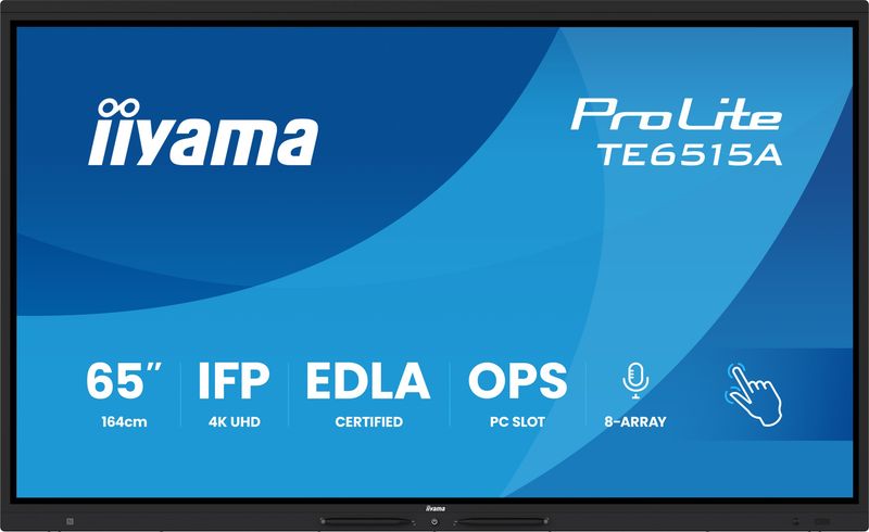 65'' iiyama TE6515A-B2AG: IPS, 4K, EDLÁ, NFC