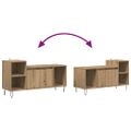 vidaXL TV skrinka 100 x 35 x 55 cm Remeselný dub Kompozitné drevo