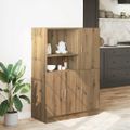 VidaXL 2-dielna súprava kuchynských skriniek Artisan Oak