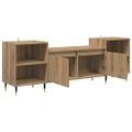 vidaXL TV skrinka 160 x 35 x 55 cm Remeselný dub Kompozitné drevo