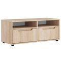vidaXL TV skrinka "VISNES" Dub sonoma 100x40x38 cm Konštrukčné drevo