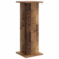 vidaXL Stojan na rastliny Staré drevo 30,5 x 30 x 80,5 cm
