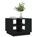 vidaXL Konferenčný stolík čierny 55x55x43 cm drevotrieska