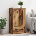 vidaXL Highboard Staré drevo 60 x 35,5 x 103,5 cm Kompozitné drevo