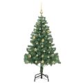 vidaXL Vianočný stromček Zelená 150 cm PVC