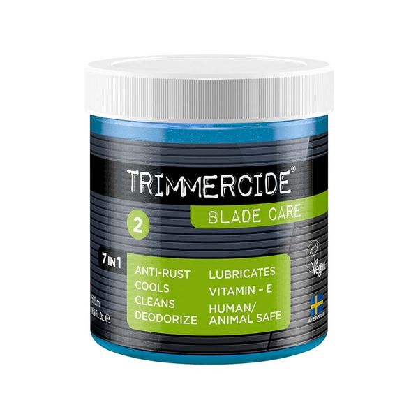Multifunkčná zmes na čepele kaderníckych strojčekov v dóze TRIMMERCIDE 7in1 Blade Care Jar 500 ml