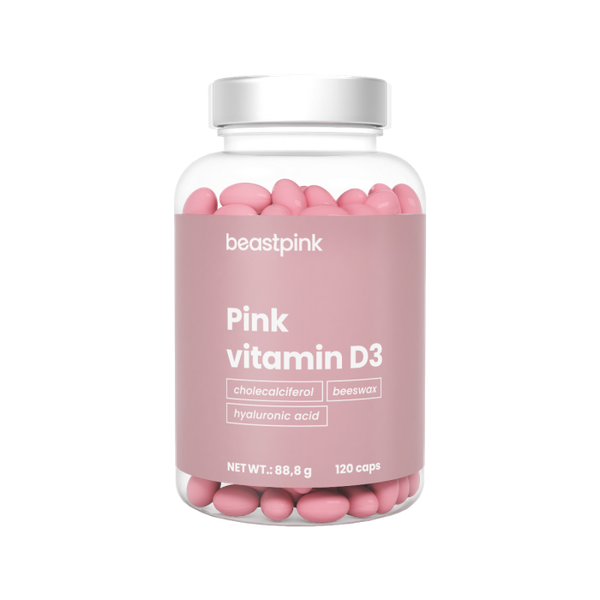 Pink Vitamín D3 2000 IU - BeastPink