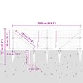 vidaXL Hexagonálny plot s stĺpom 25 x 0,8 m PVC potiahnutá oceľ Sivá