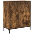 vidaXL Servírovacia skriňa Dymová dub 69,5 x 33 x 82 cm