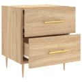 vidaXL Nočné stolíky 2 ks dub sonoma 40x35x47,5 cm kompozitné drevo