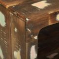 vidaXL Konferenčný stolík 90 x 50 x 35 cm Masívne obnovené drevo