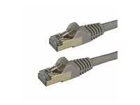 Kategória 6A - 26AWG (6ASPAT150CMGR) - Patch kábel - RJ-45 (M) do RJ-45 (M) - 1,5 m - STP - CAT 6a - lisovaný, prevedenie bez hrbolčekov - sivá