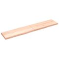 vidaXL Stolová doska 200x40x(2-6) cm, neošetrený masív, živé hrany