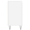vidaXL Komoda biela 60x35x70 cm spracované drevo