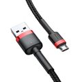 Baseus Cafule Micro USB kábel 2A 3 m (čierny+červený)
