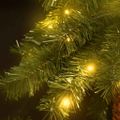 vidaXL Vianočný stromček s LED 210 cm