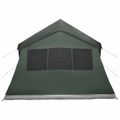 vidaXL Rodinný stan 487 x 340 x 216 cm Armádna zelená Polyester a oceľ