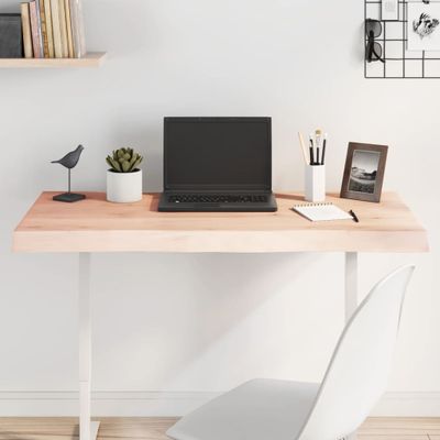 vidaXL Stolová doska 100x40x(2-6) cm neošetrený masív živé hrany