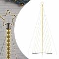vidaXL LED vianočný stromček 789 LED teplá biela 476 cm