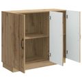 vidaXL Servírovacia skriňa Dub artisan 89 x 34,5 x 77 cm