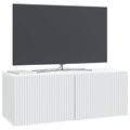 vidaXL Nástenná TV skrinka Biela 78,5 x 31 x 30 cm Kompozitné drevo