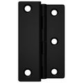 vidaXL Pánt 2 ks Čierna 38 x 17 x 60 mm Železo