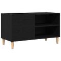 vidaXL Skrinka na gramofónové platne 84,5 x 38 x 48 cm Čierny dub