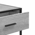 vidaXL Konzolový stolík sivý sonoma 90x35x80 cm kompozitné drevo