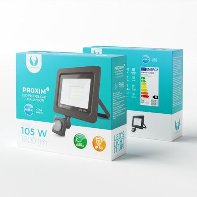 Floodlight LED PROXIM II 20W |6000K| PIR IP66 Forever Light