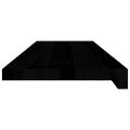 vidaXL Okenný parapet 2 ks hnedočierná 80x30x2 cm dubový masív