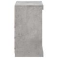 vidaXL Komoda s LED svetlami betónovo sivá 60,5x37x67 cm