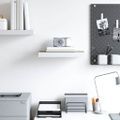 vidaXL Plávajúca nástenná polica dubová a biela 50x23,5x3,8 cm MDF