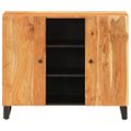 vidaXL Komoda s 2 dvierkami 90x33x75 cm masívna akácia