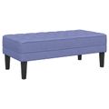 vidaXL Sada pohoviek 2 ks Modrá džínovina Polyester
