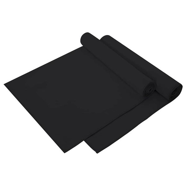 vidaXL Športové uteráky 2 pcs Čierna 140 x 70 cm Polyester a polyamid