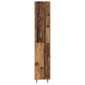 vidaXL Highboard 2 ks Staré drevo 69,5 x 34 x 180 cm Kompozitné drevo