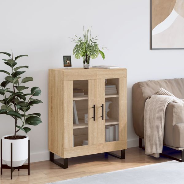 vidaXL Komoda dub sonoma 69,5x34x90 cm kompozitné drevo