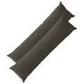vidaXL Poťah na podložku 2 pcs HEERLEN Antracitová 40 x 145 cm