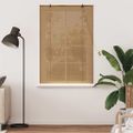 vidaXL Roleta Hnedá 110 x 160 cm Bambus