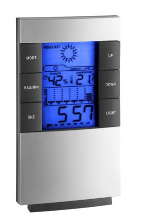 35.1087 TFA Elektronická Meteostanica, strieborná