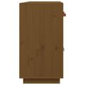 vidaXL Komoda medovohnedá 98,5x40x75 cm borovicový masív