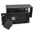 LED záhradné stienne svetlo EMOS ZGF020P , 8,8 x 6,7 x 15,3 cm, 2 x GU10, 35 W