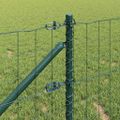vidaXL Európsky plot s hrotmi 50 x 0,4 m PVC potiahnutá oceľ Zelená