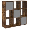 vidaXL Servírovacia skriňa Dymová dub 102 x 31 x 99,5 cm