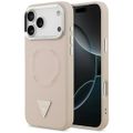 Puzdro Guess Case Triangle Logo Magsafe pre iPhone 17 Pro Max ružové