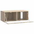 vidaXL Nástenná TV skrinka 78,5 x 41 x 30 cm Dub sonoma