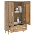 vidaXL Highboard Dub artisan 70 x 31 x 115 cm Kompozitné drevo