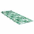 vidaXL Podložka na ležadlo vzor listov 180x60x4 cm oxfordská látka