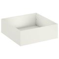 vidaXL Záhradný kvetináč 2 ks Biela 60 x 60 x 20 cm