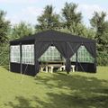 vidaXL Párty stan Antracit 400 x 400 x 266 cm Polyetylén